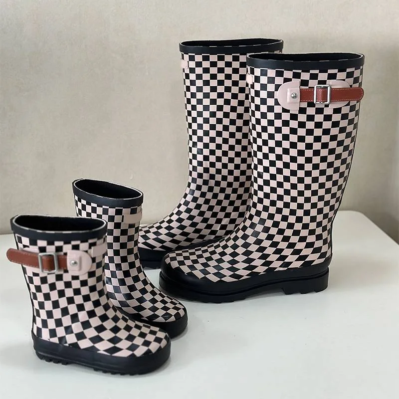 Family collection rain boots waterproof wellington boots