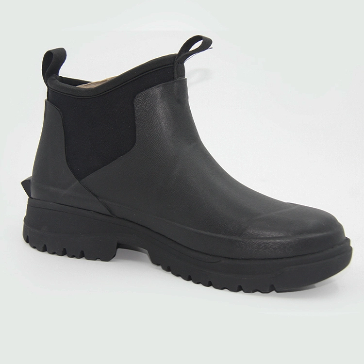 Neoprene collar wide fit ankle Chelsea wellies