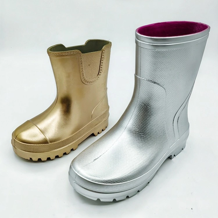 Shiny rubber boots for children