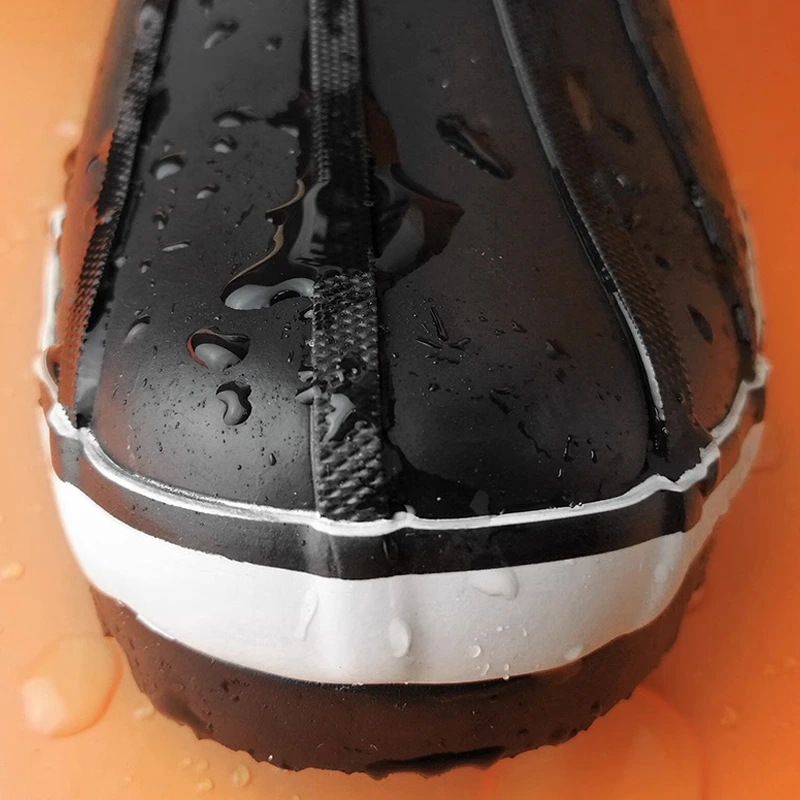 Ladies TPR sole fur lining rubber snow boots