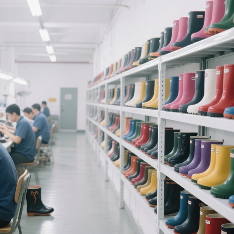 High cut transparent pvc boots for men