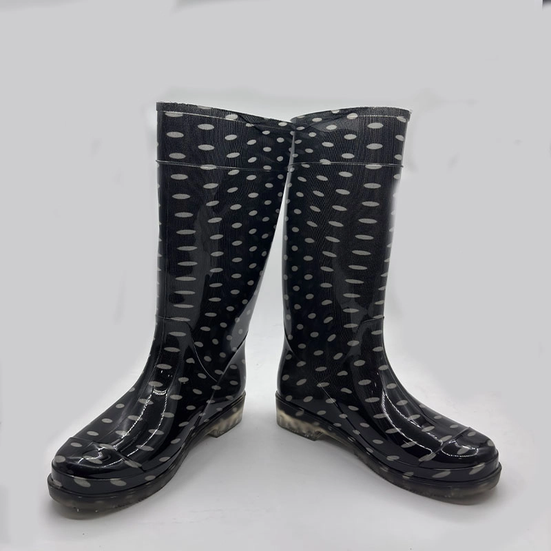 Women transparent thigh high boots