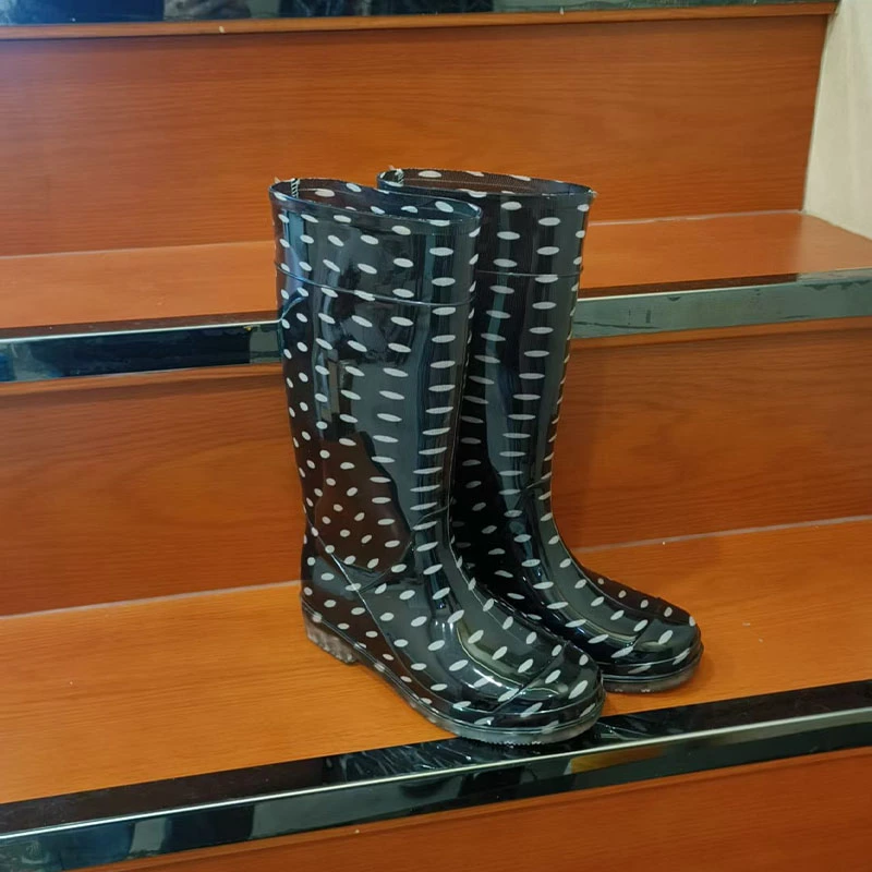 Women transparent thigh high boots