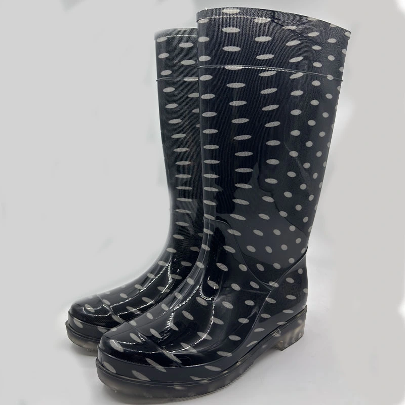 Women transparent thigh high boots