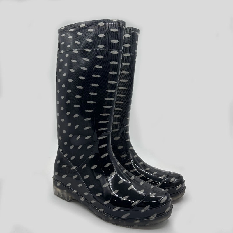 Women transparent thigh high boots