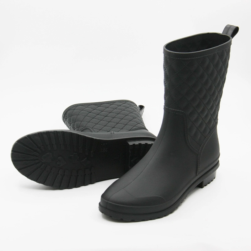 Factory-Direct Women’s Mid-Calf Rubber PVC Gum Boots
