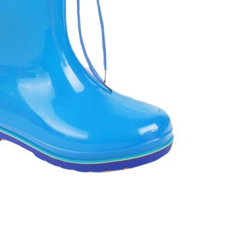 OEM kids PVC boots with removable fur socks