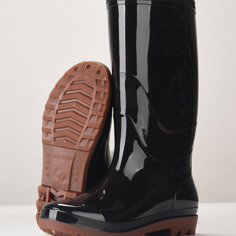 Tall Tube mens waterproof PVC motocycle boots