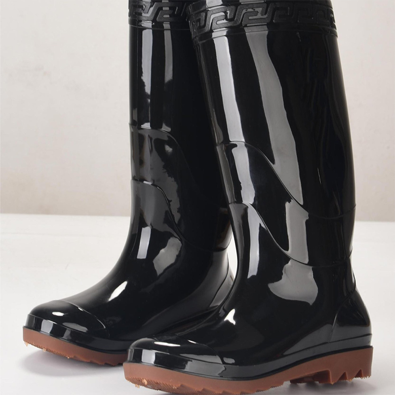 Tall Tube mens waterproof PVC motocycle boots
